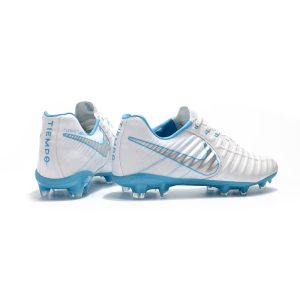 Kopačky Pánské Nike Tiempo Legend VII FG – bílá modrá